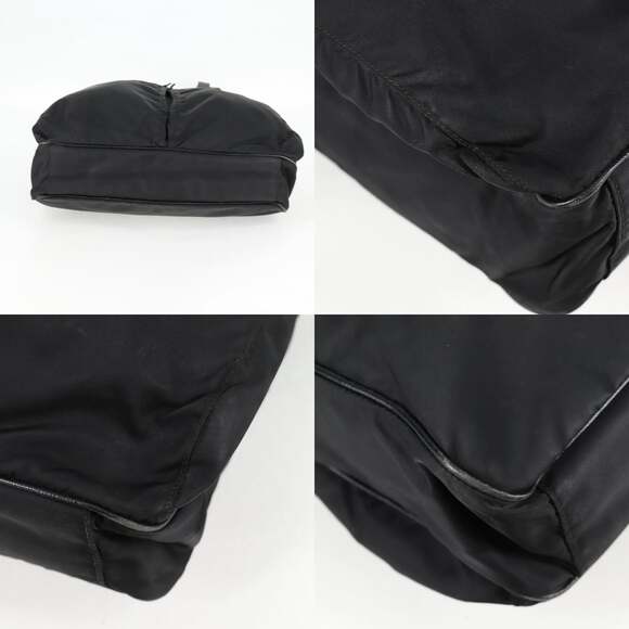 PRADA Tote Bag Nylon Black Silver - Picture 10 of 13